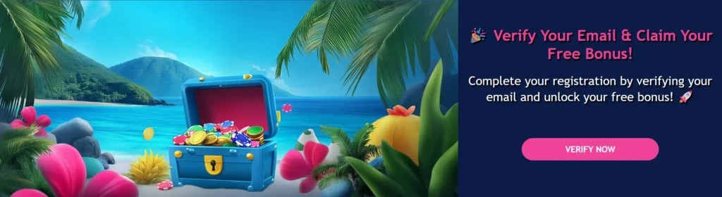 CasinoJoy email bonus.